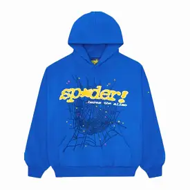 Sp5der 'TC' Pullover Hoodie Blue SS23