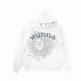 Sp5der 'Wunna' Pullover Hoodie White SS20