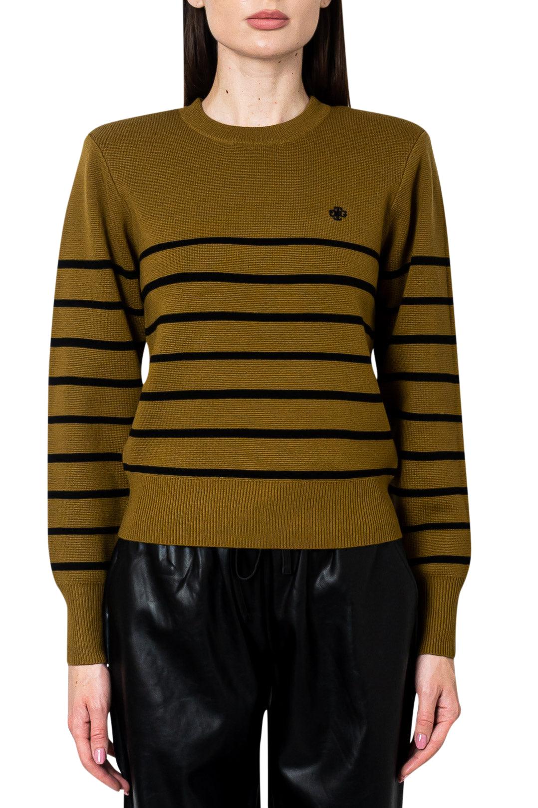 Striped merino wool sweater