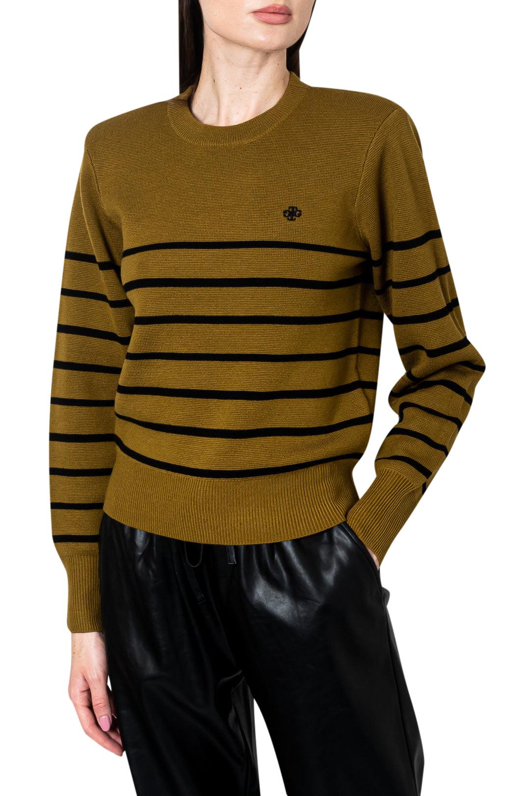 Striped merino wool sweater