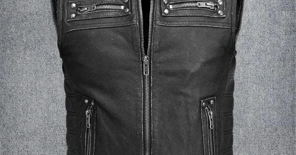 Stylish Leather Waistcoat