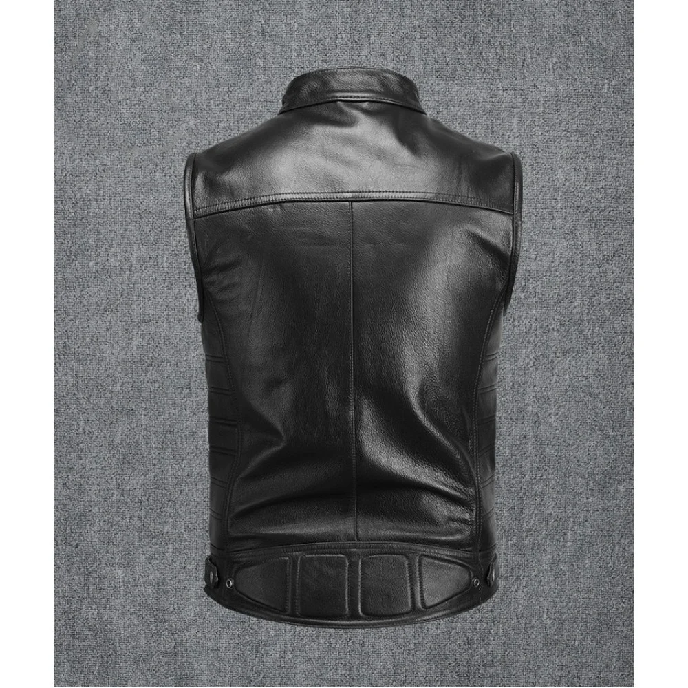 Stylish Leather Waistcoat