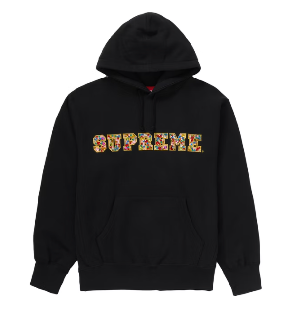 Supreme Jewels Hooded Sweatshirt (FW20) Black