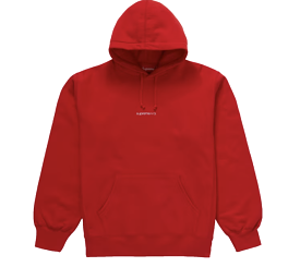 Supreme Number One Hooded Sweatshirt Red