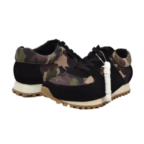 Surrey Black & Camouflage Sneakers