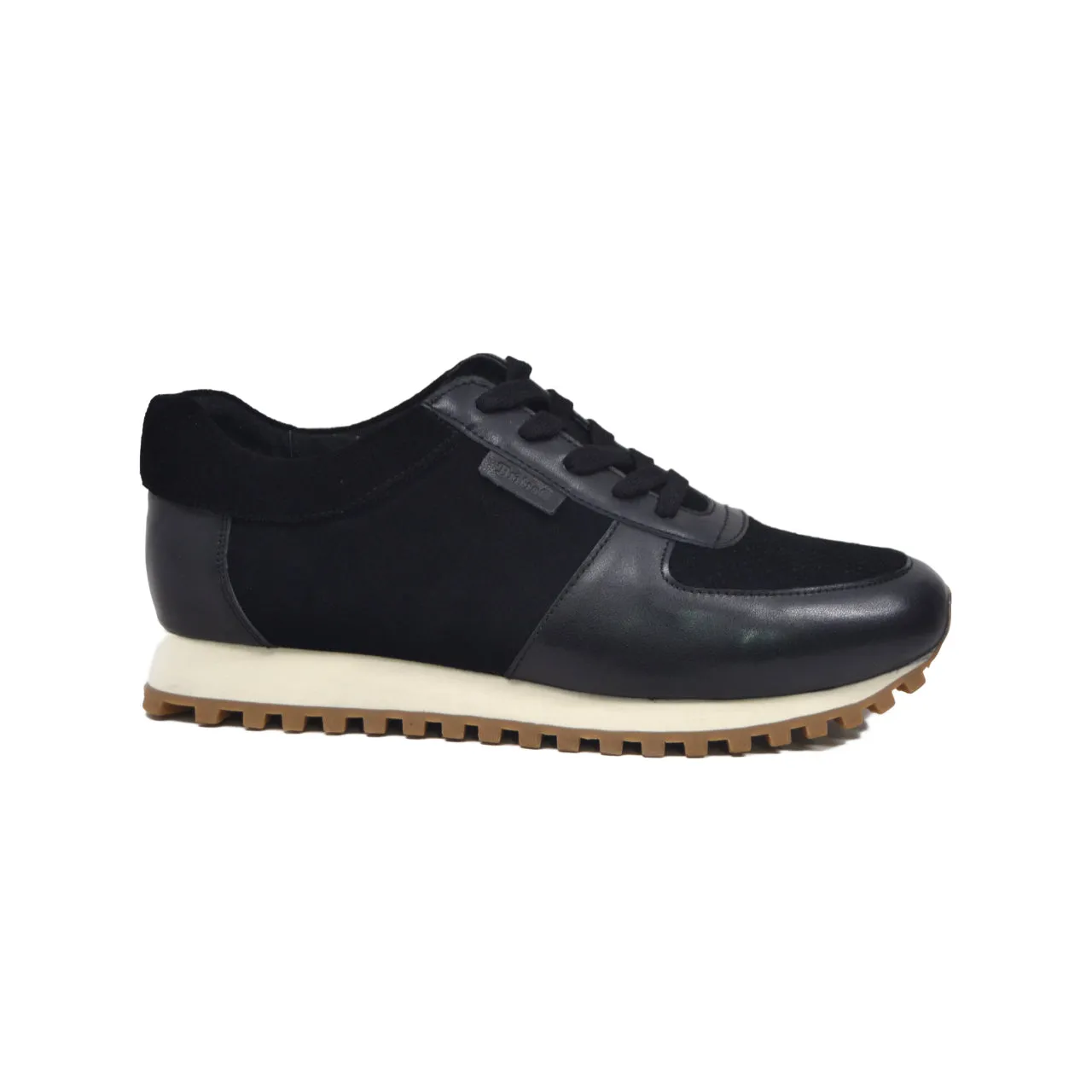 Surrey Black Leather and Suede Sneakers - Stylish and Comfortable