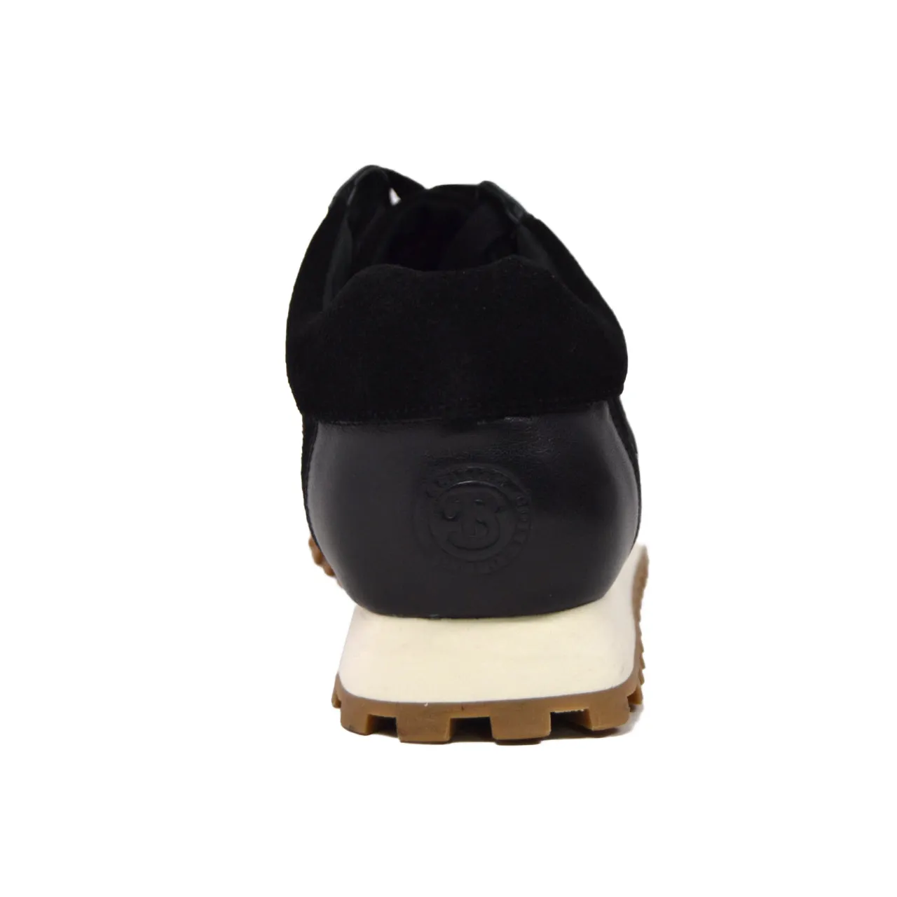 Surrey Black Leather and Suede Sneakers - Stylish and Comfortable