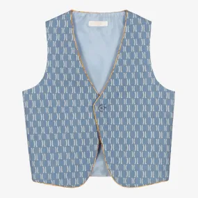 Teen Blue Chambray Waistcoat