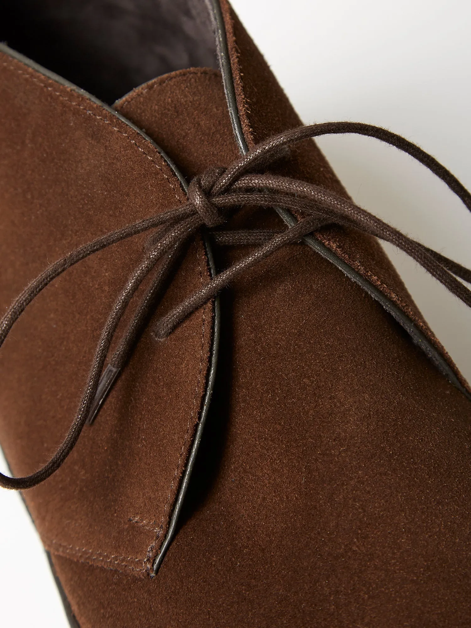 The Diego Boot in Chocolate Suede