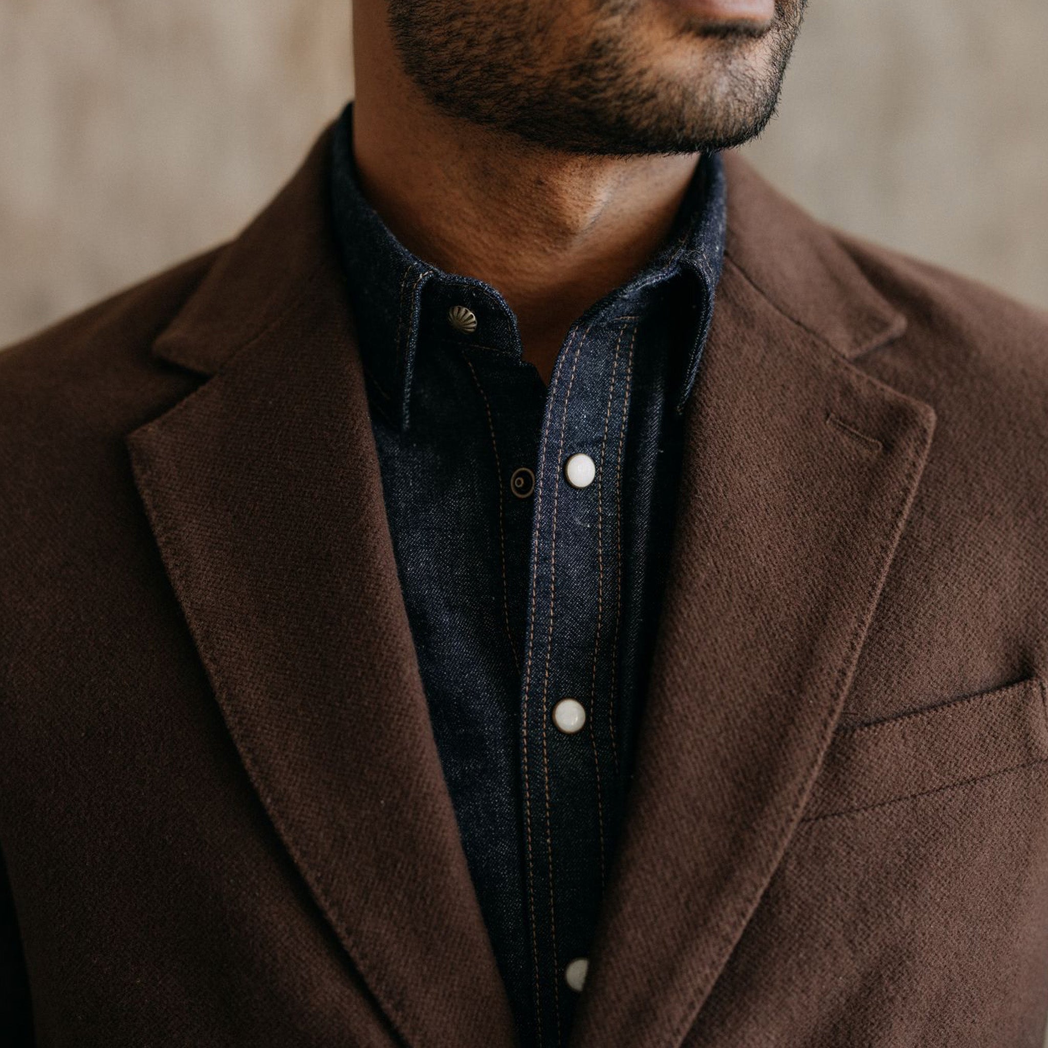 The Sheffield Sportcoat in Dark Chestnut Moleskin