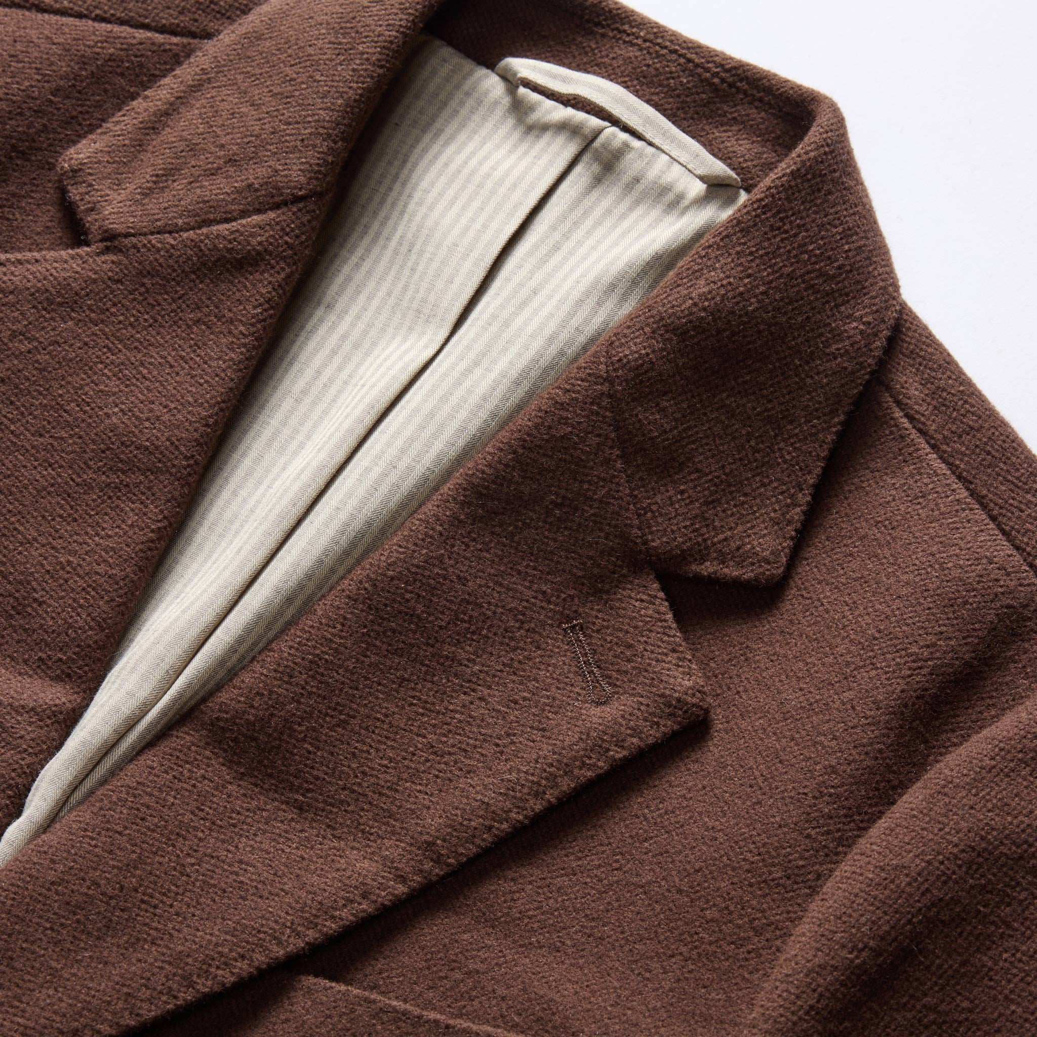 The Sheffield Sportcoat in Dark Chestnut Moleskin