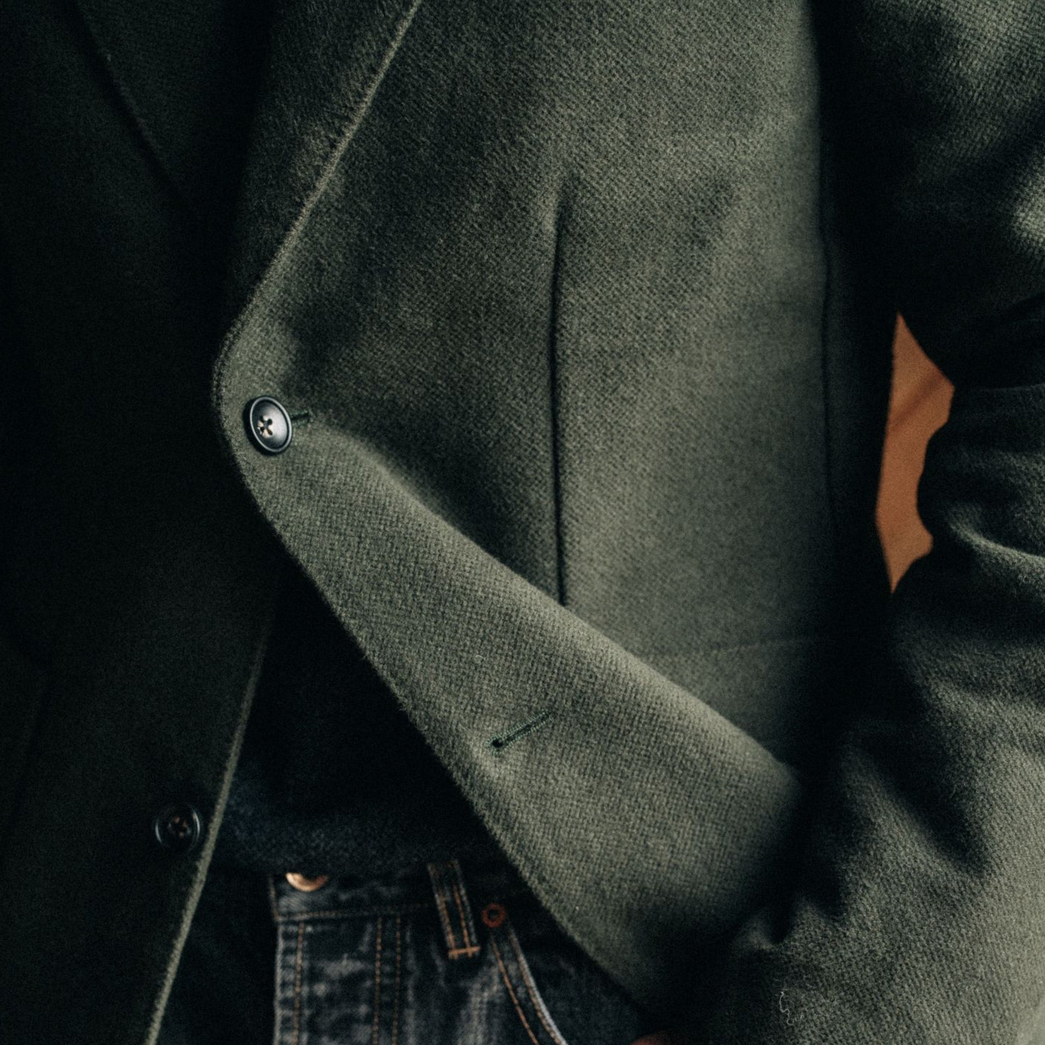 The Sheffield Sportcoat in Forest Moleskin