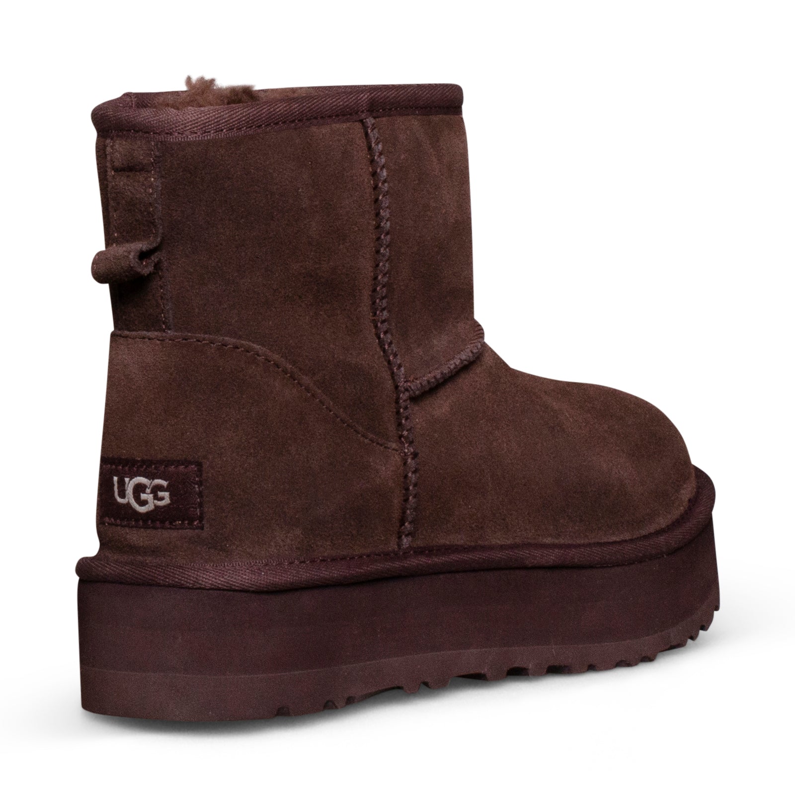 UGG Classic Mini Platform Burnt Cedar Boots - Youth