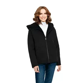 UGG Jody Faux Shearling Zip Up Black Hoodie Jacket - Women's