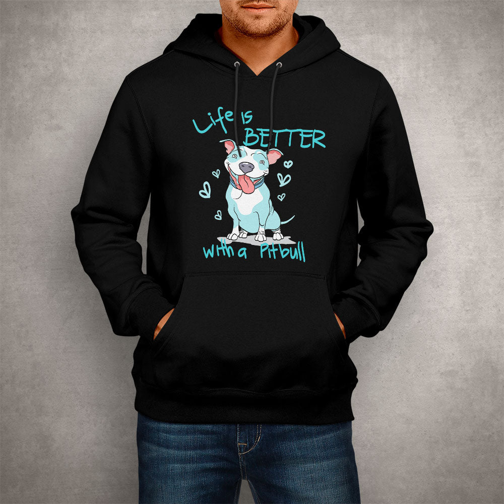 Unisex Hoodie Better With a Pitbull