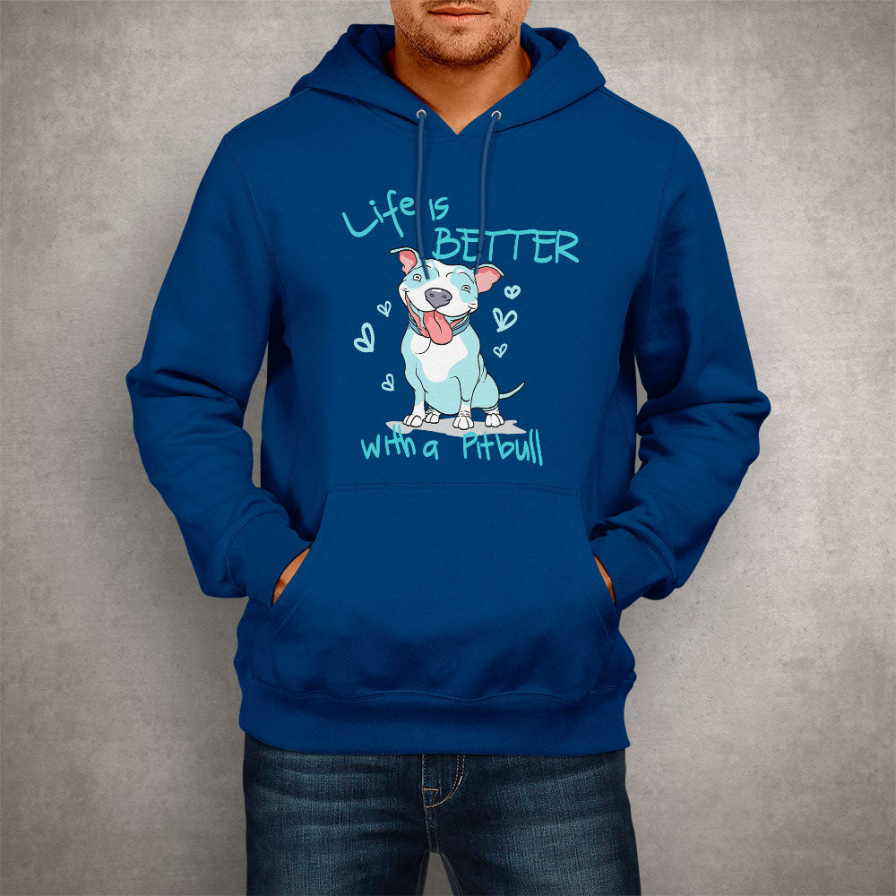 Unisex Hoodie Better With a Pitbull