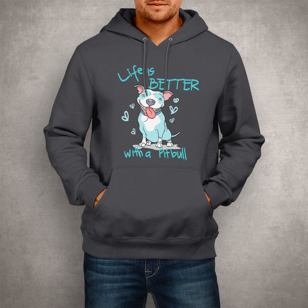 Unisex Hoodie Better With a Pitbull