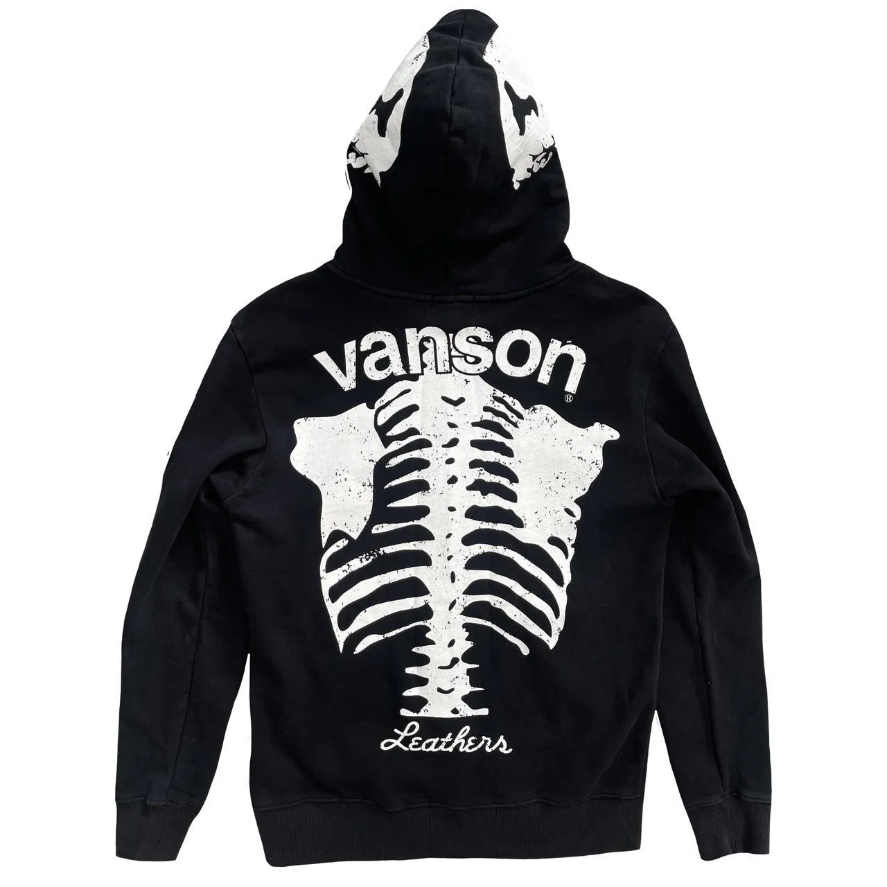 Vanson Leathers Skeleton Hoodie