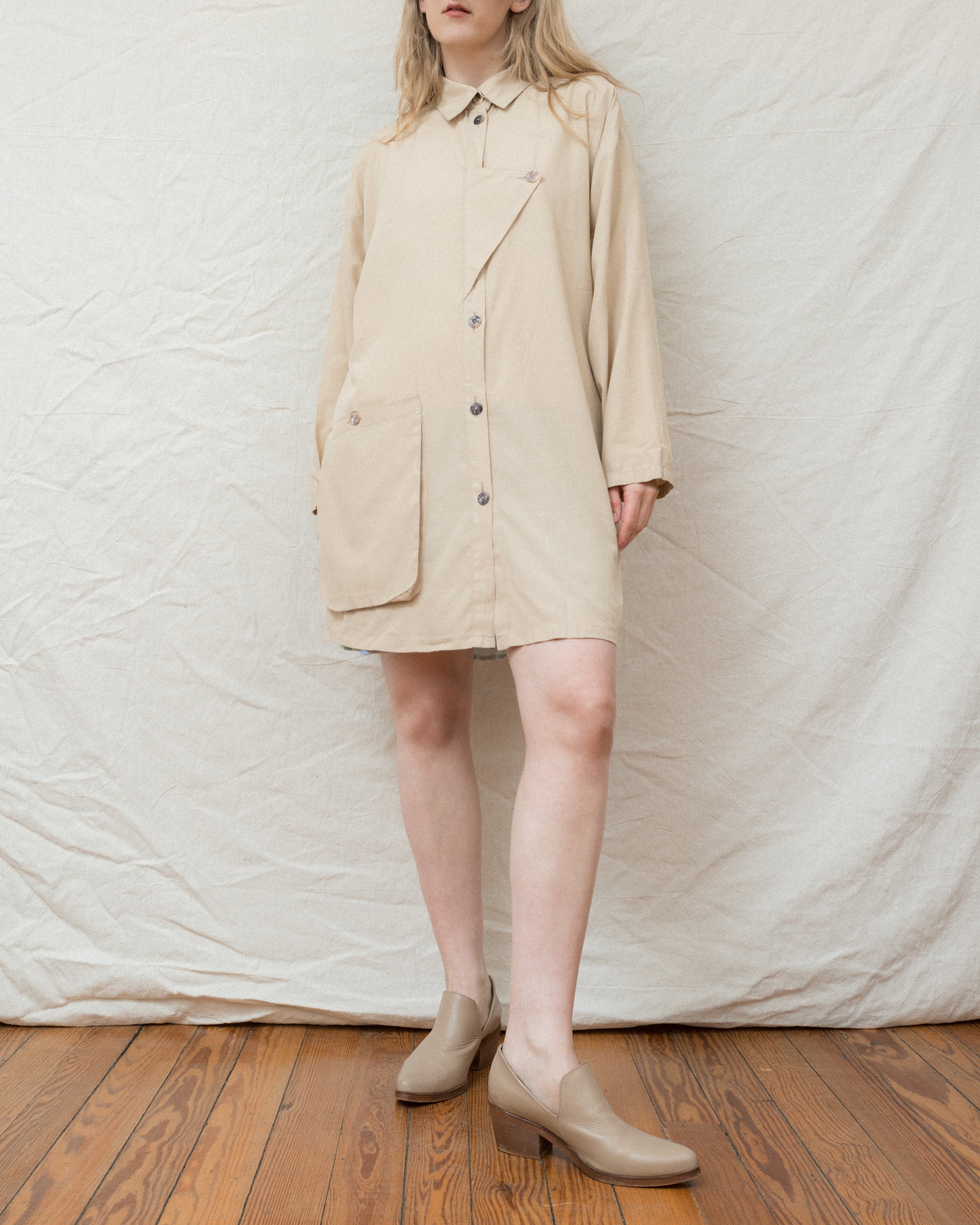 Vintage Beige Oversized Jacket (S-L)