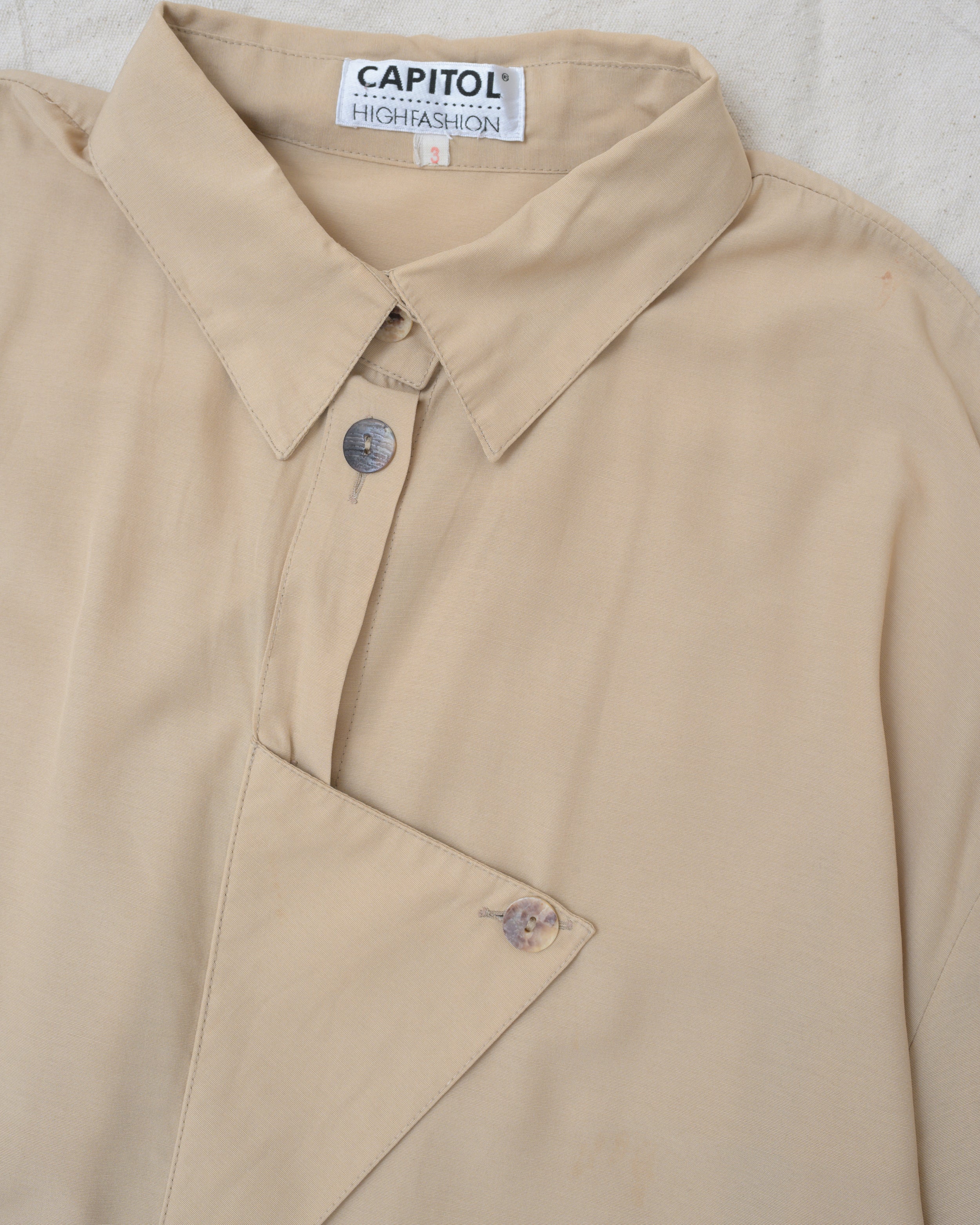 Vintage Beige Oversized Jacket (S-L)