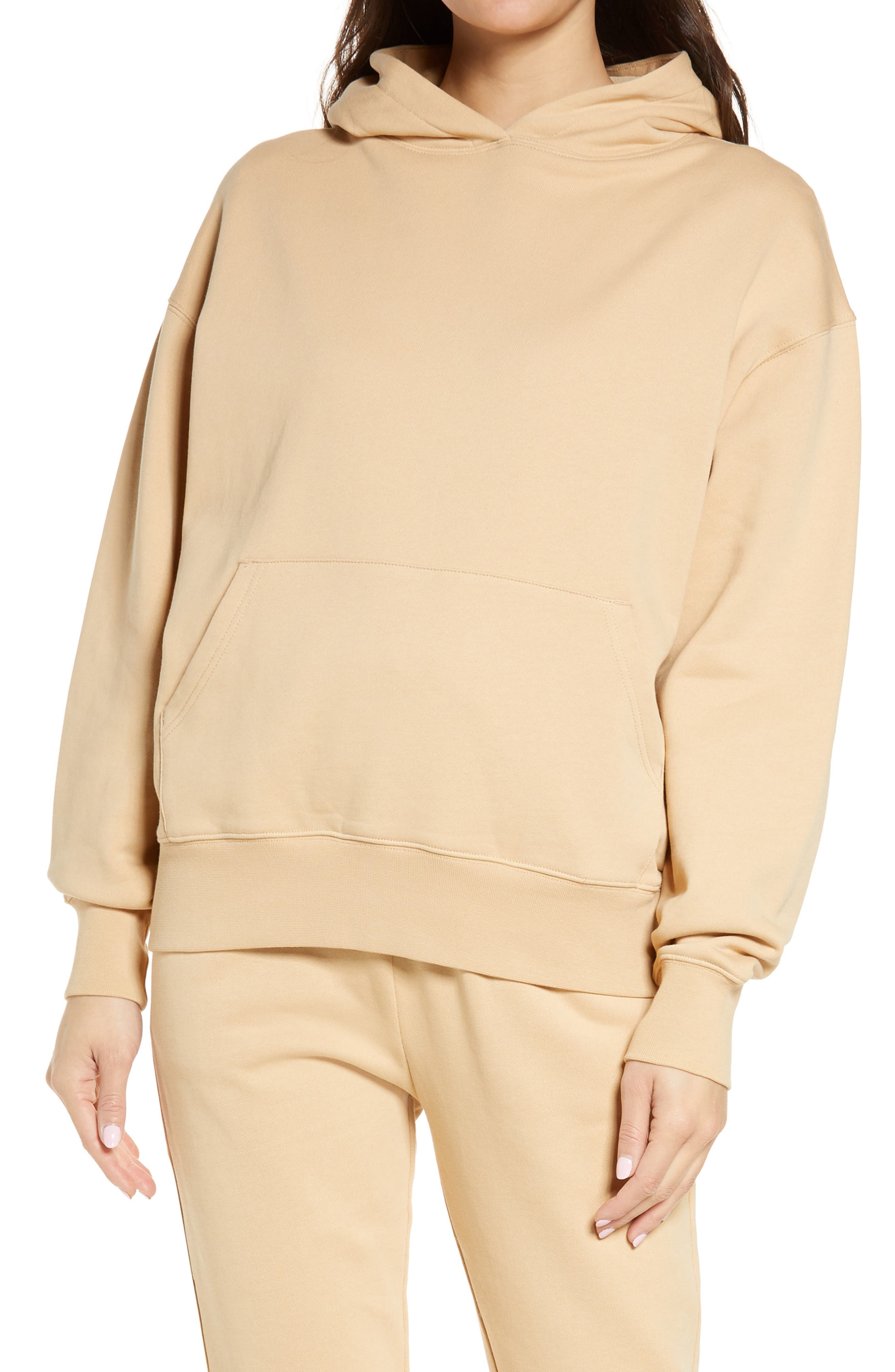 We Wore What Women's Oversize Hoodie Beige Size XS