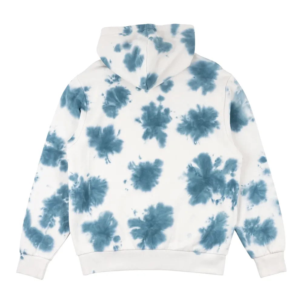 Welcome Inkblot Tie-Dyed Pullover Hoodie Bone/Mist