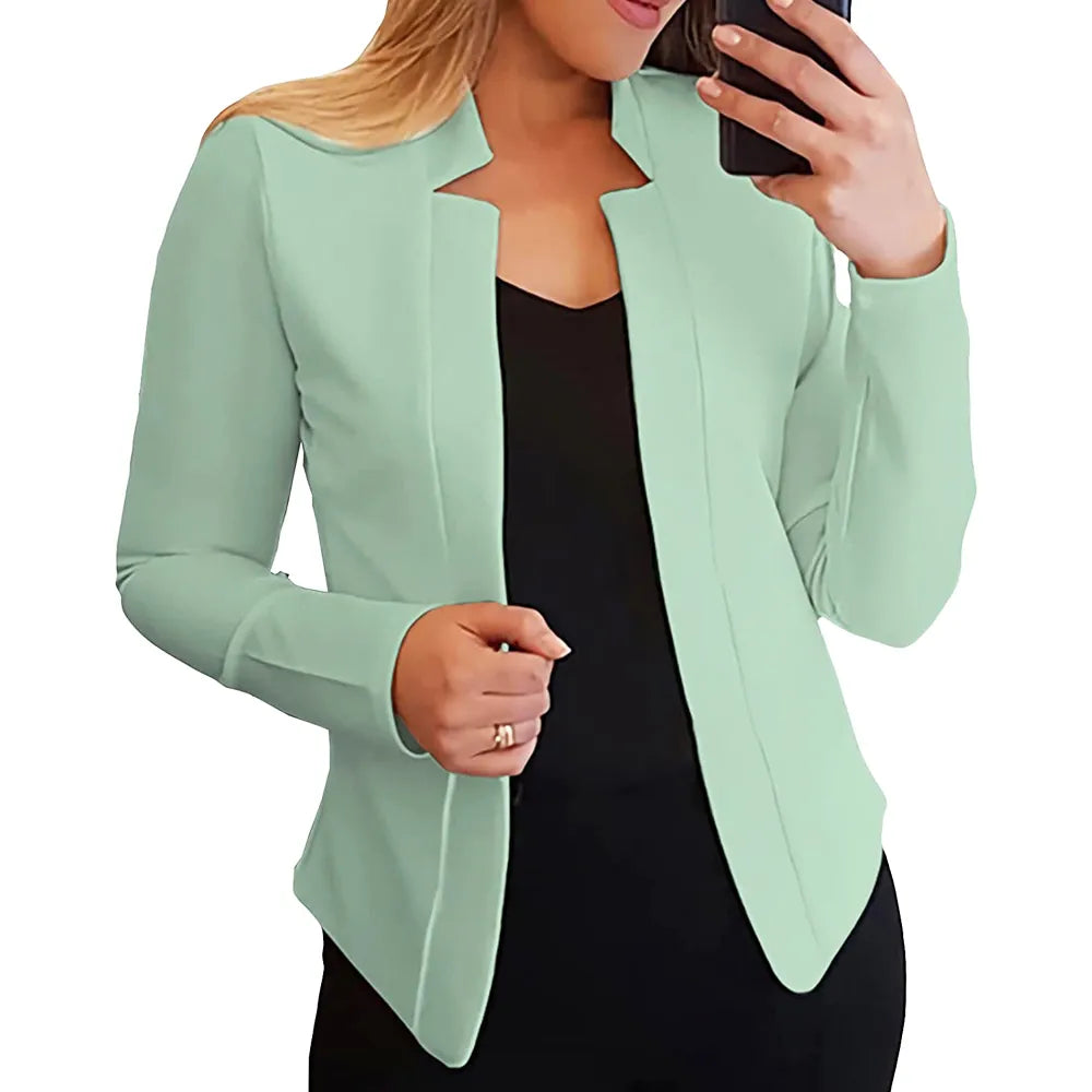 Women clothes new style small suit solid color cardigan