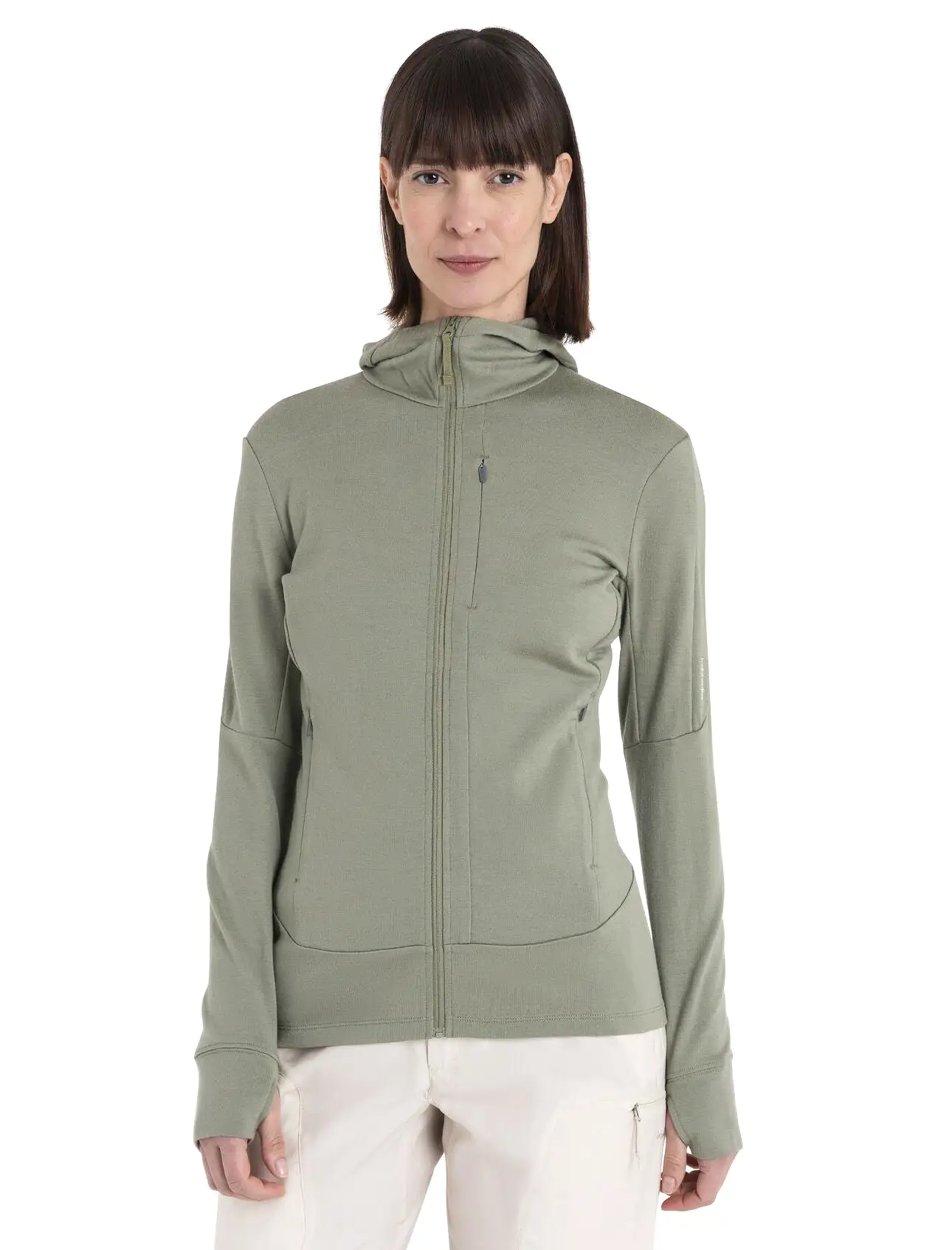 Womens Merino 260 Quantum IV LS Zip Hoodie