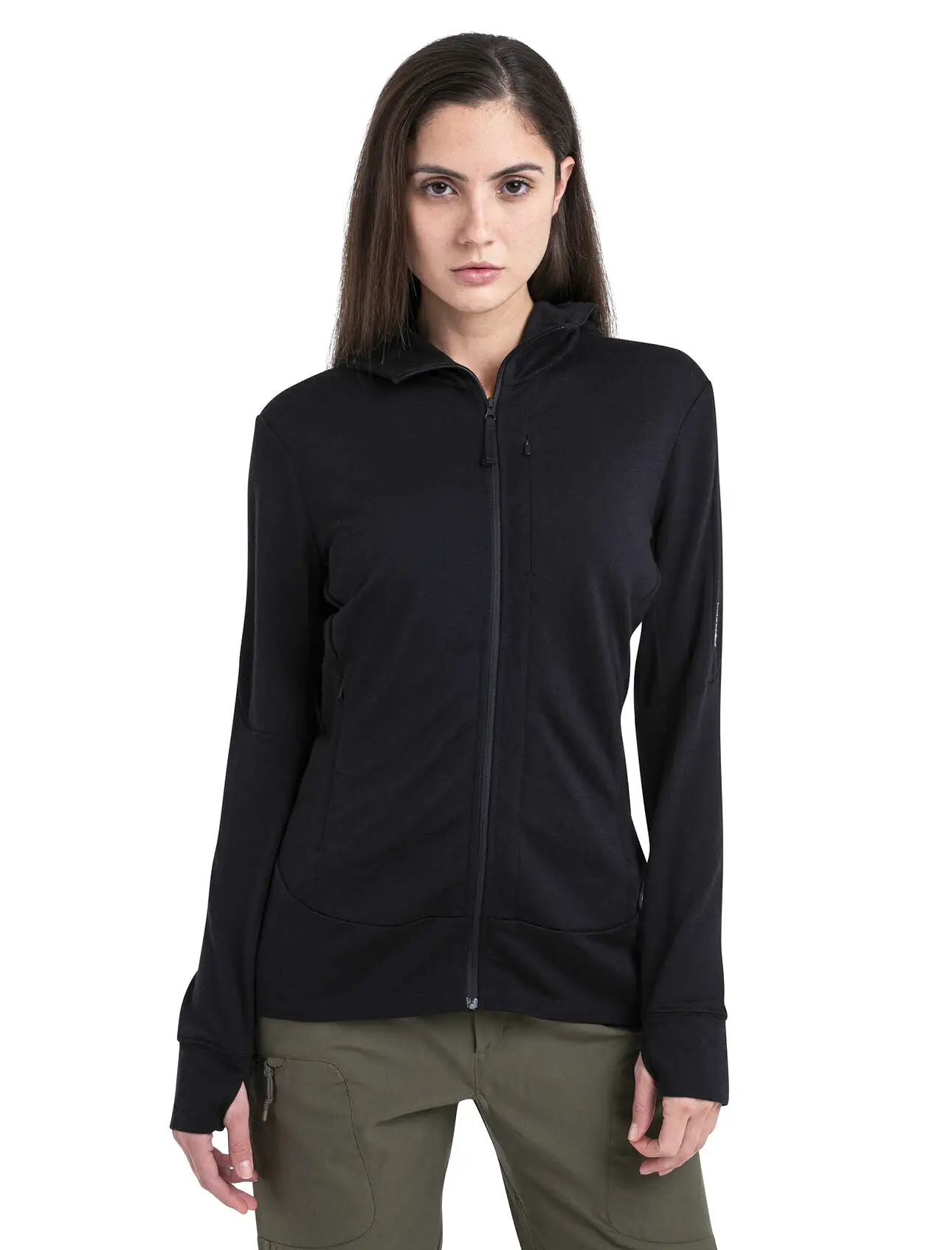 Womens Merino 260 Quantum IV LS Zip Hoodie