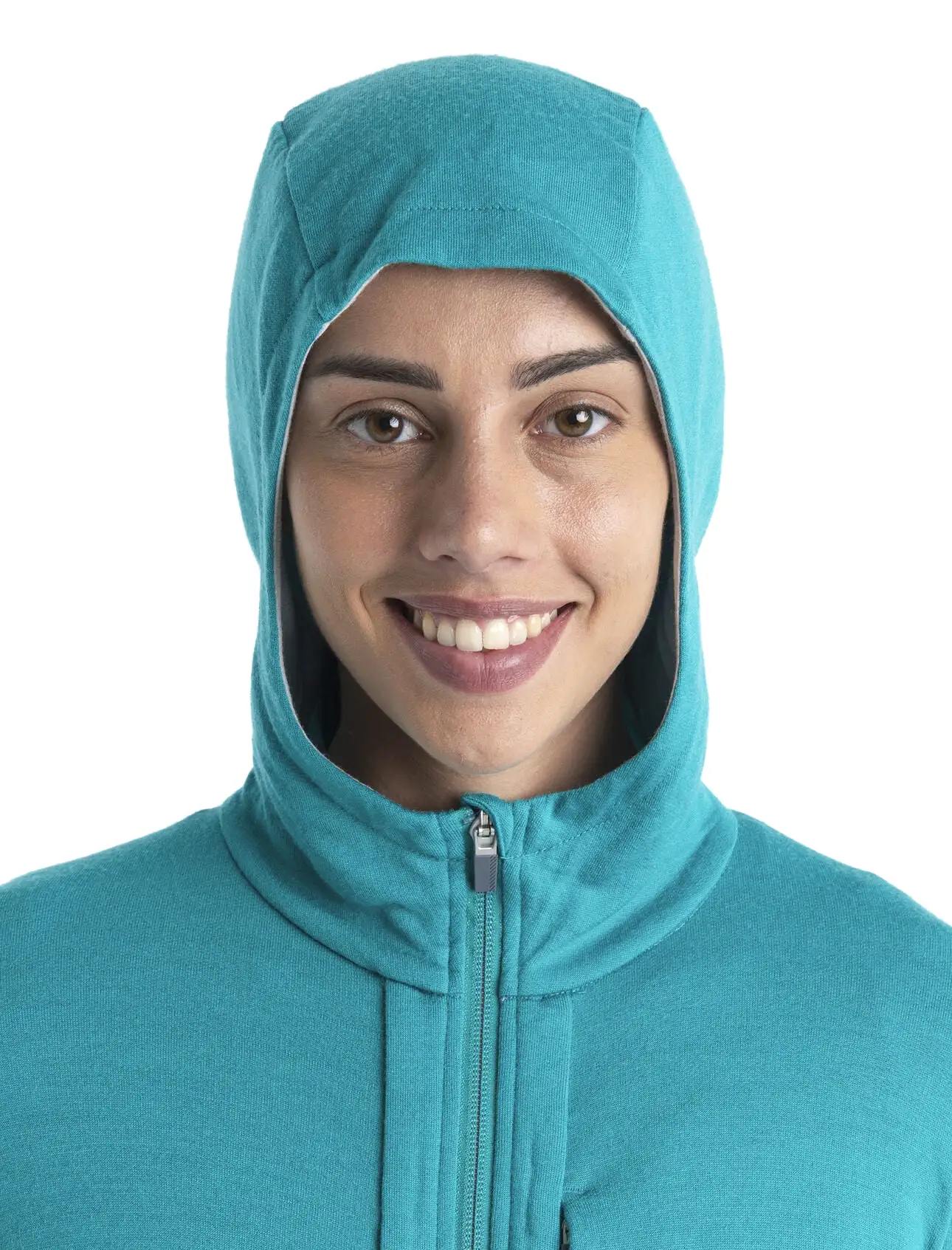 Womens Merino Quantum III Long Sleeve Zip Hoodie