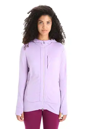 Womens Quantum III LS Zip Hoodie