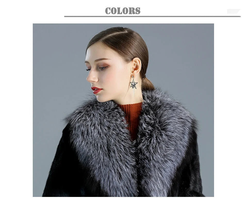 Women's Winter Natural Mink Fur Leisure Style Thick Short Jackets