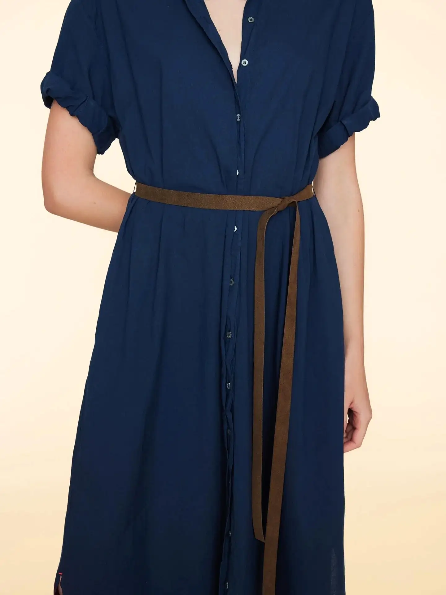 XIRENA Navy Linnet Dress