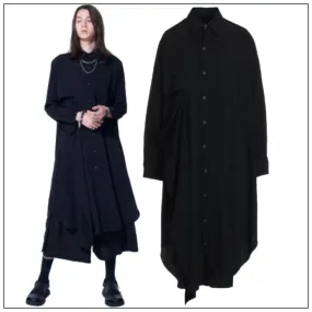 Yohji Yamamoto  |Unisex Street Style Plain Logo Shirts & Blouses