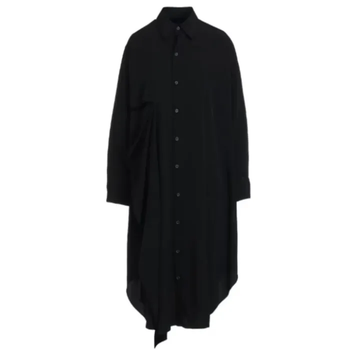 Yohji Yamamoto  |Unisex Street Style Plain Logo Shirts & Blouses