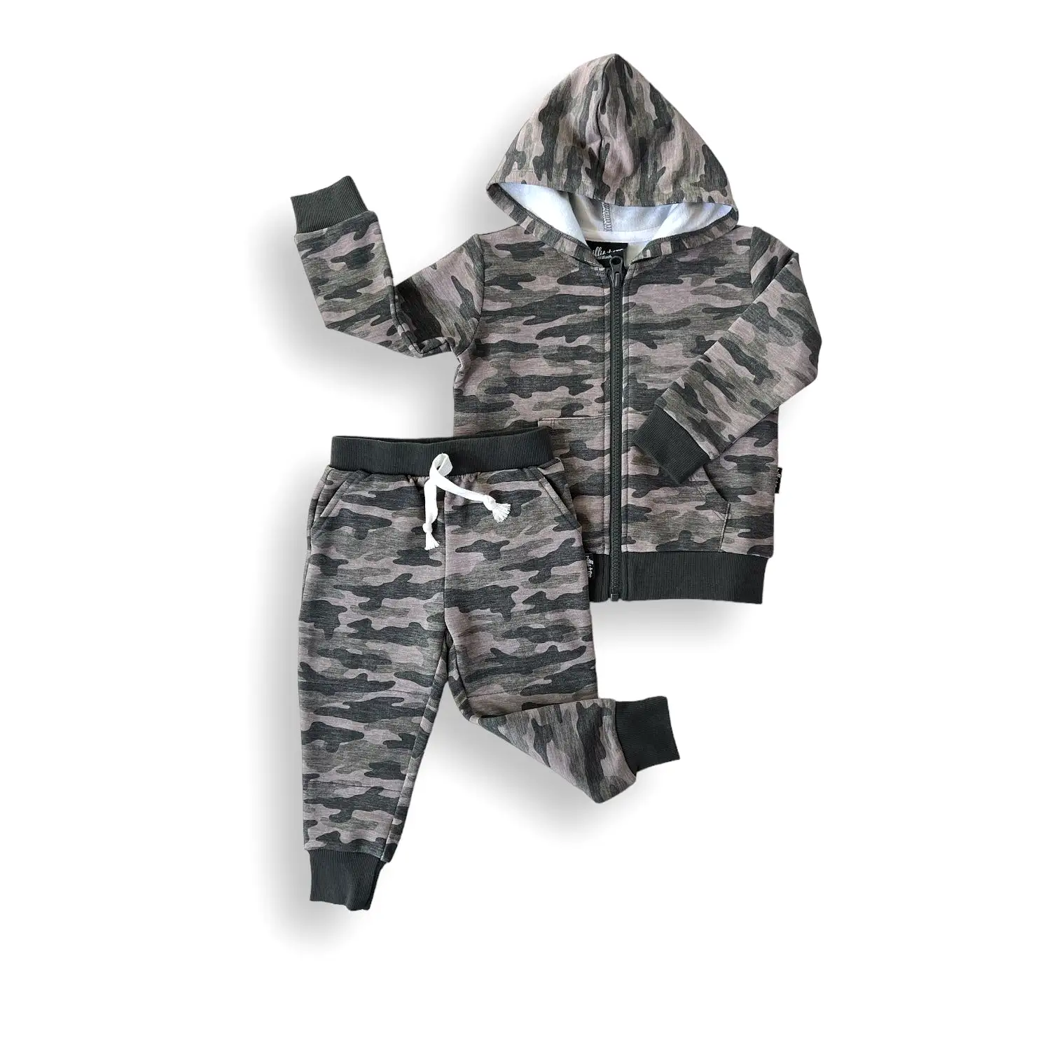 ZIP HOODIE- Chris Camo Bamboo French Terry