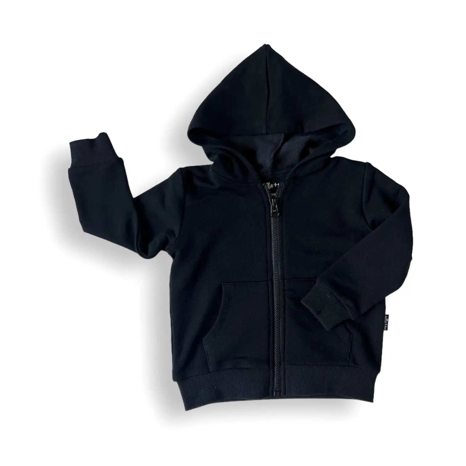 ZIP HOODIE- Midnight Bamboo French Terry