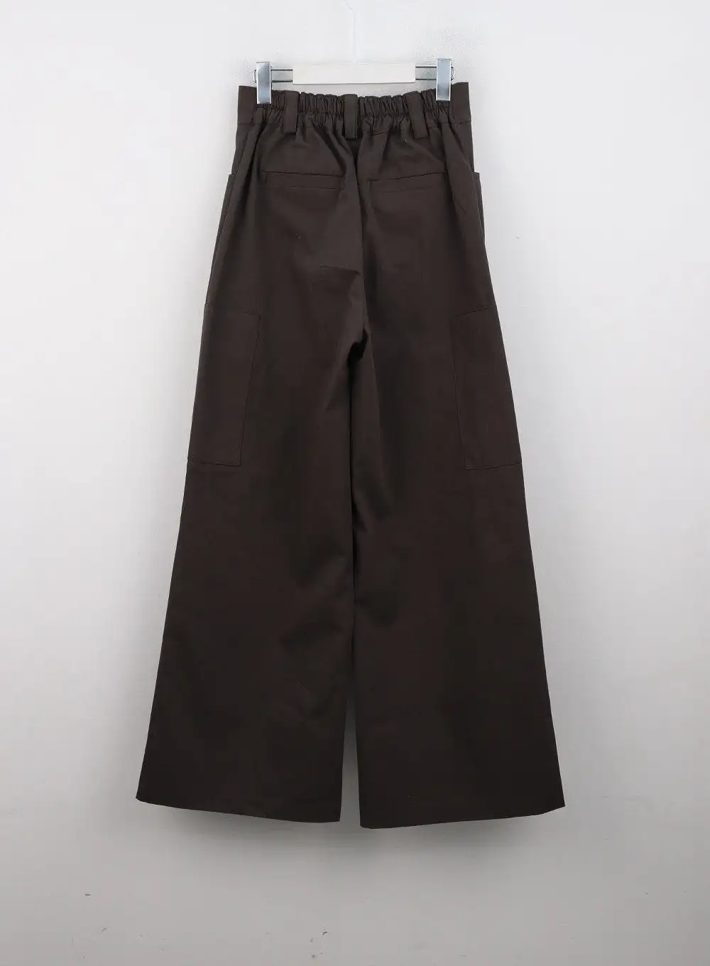 Zip Pocket Pintuck Wide Leg Pants CD301